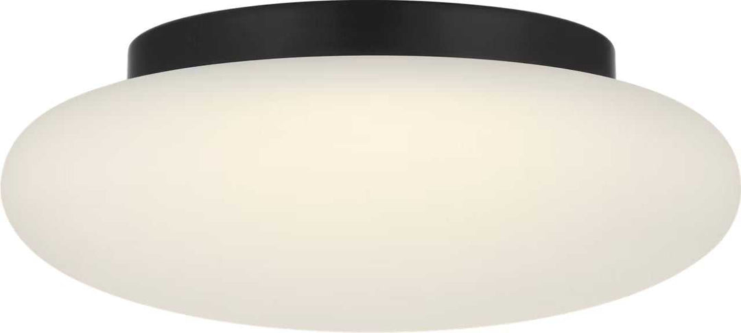 Amir LED Flush Mount in Midnight Black Visual Comfort Studio Canada