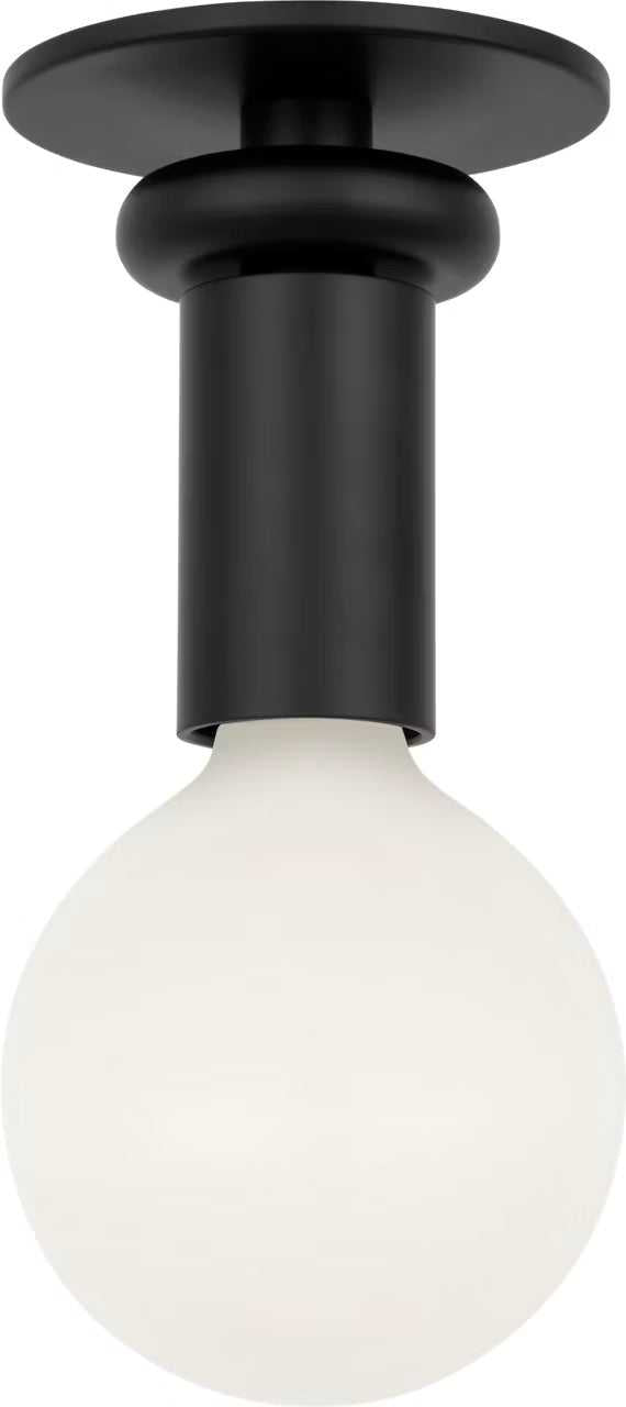 Malcolm One Light Solitaire in Midnight Black Visual Comfort Studio Canada