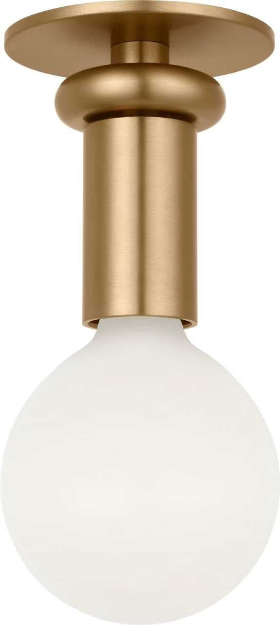 Malcolm One Light Solitaire in Satin Brass Visual Comfort Studio Canada