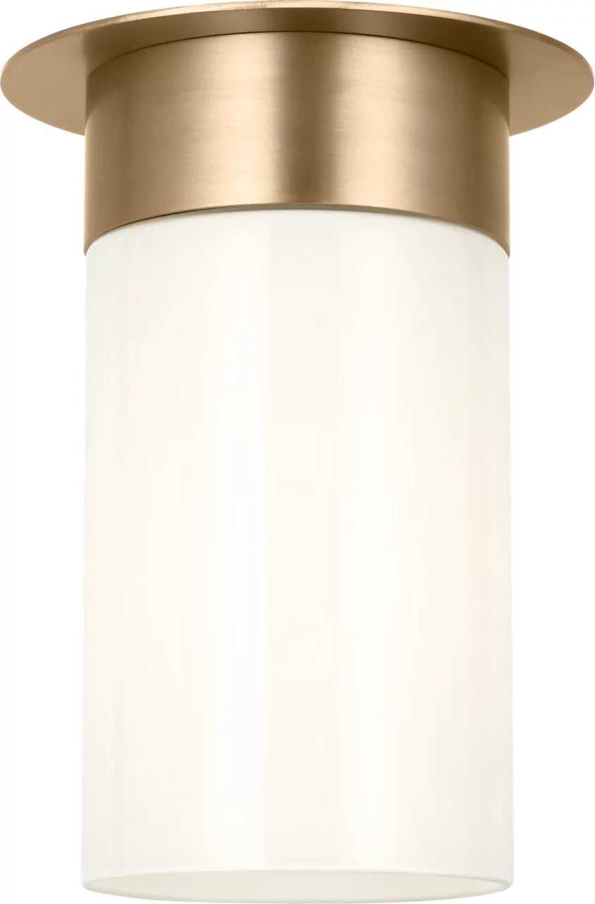 Archer Flush Mount in Satin Brass Visual Comfort Studio Canada