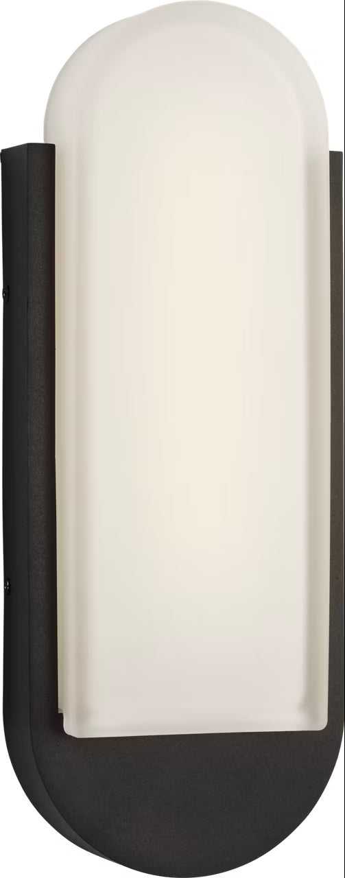 Dante LED Wall Sconce in Textured Black Visual Comfort Studio Canada