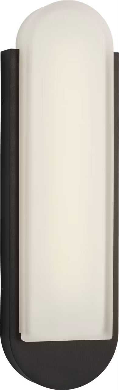 Dante LED Wall Sconce in Textured Black Visual Comfort Studio Canada