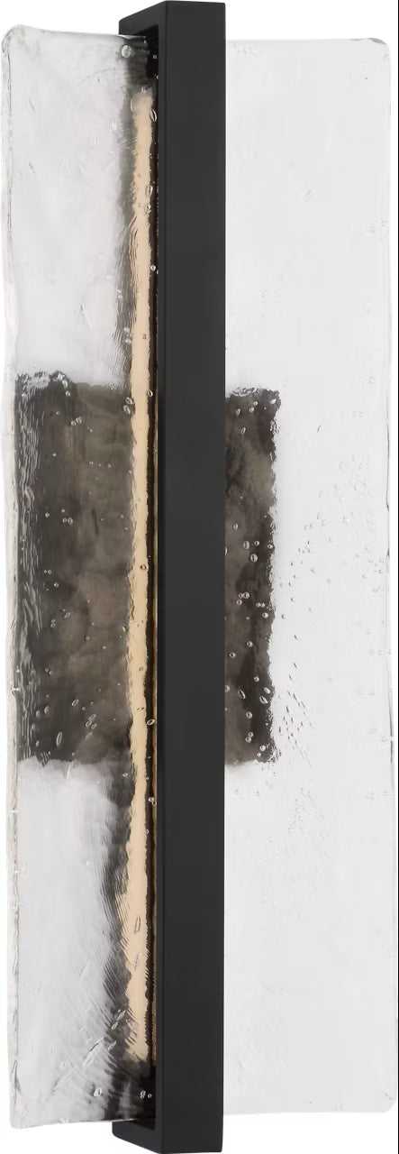 Briggs LED Wall Sconce in Textured Black Visual Comfort Studio Canada