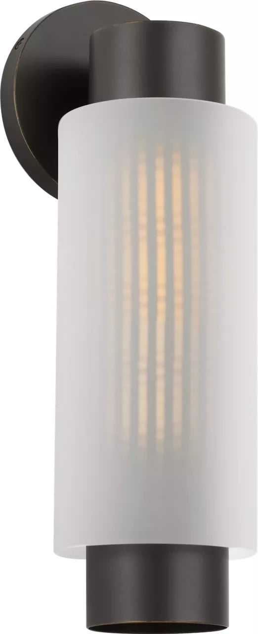 Ridge One Light Outdoor Wall Mount in Antique Bronze Visual Comfort Studio Canada