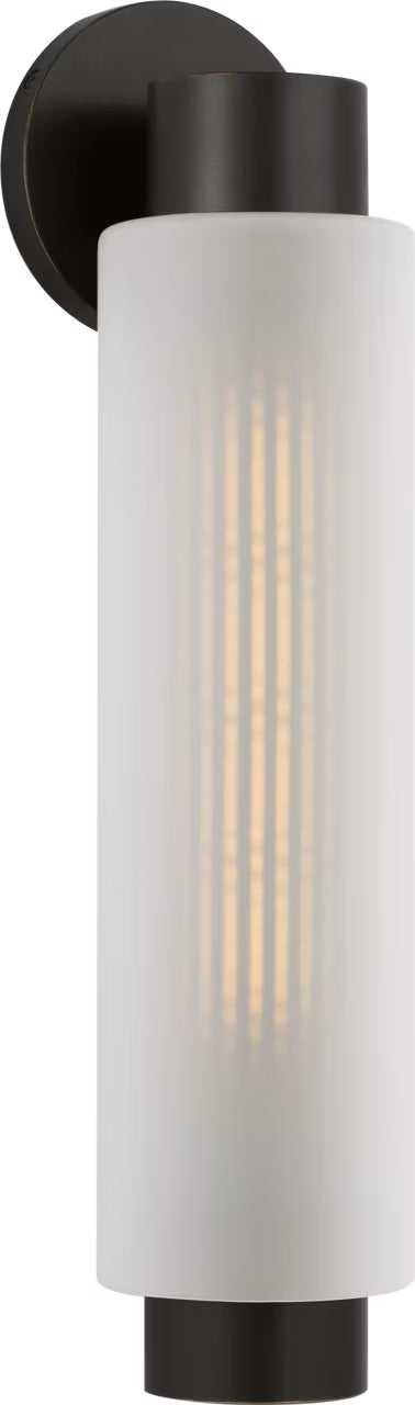 Ridge One Light Outdoor Wall Mount in Antique Bronze Visual Comfort Studio Canada
