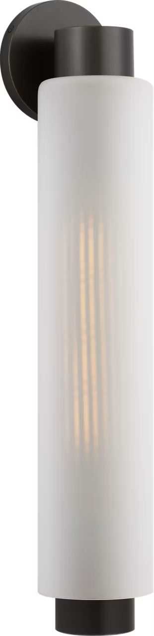 Ridge One Light Outdoor Wall Mount in Antique Bronze Visual Comfort Studio Canada