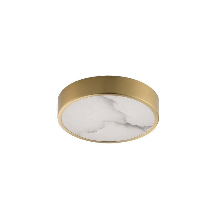Maxim - 18210WANAB - LED Flush Mount - Slab - Natural Aged Brass