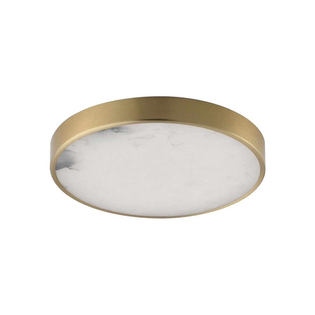 Maxim - 18214WANAB - LED Flush Mount - Slab - Natural Aged Brass