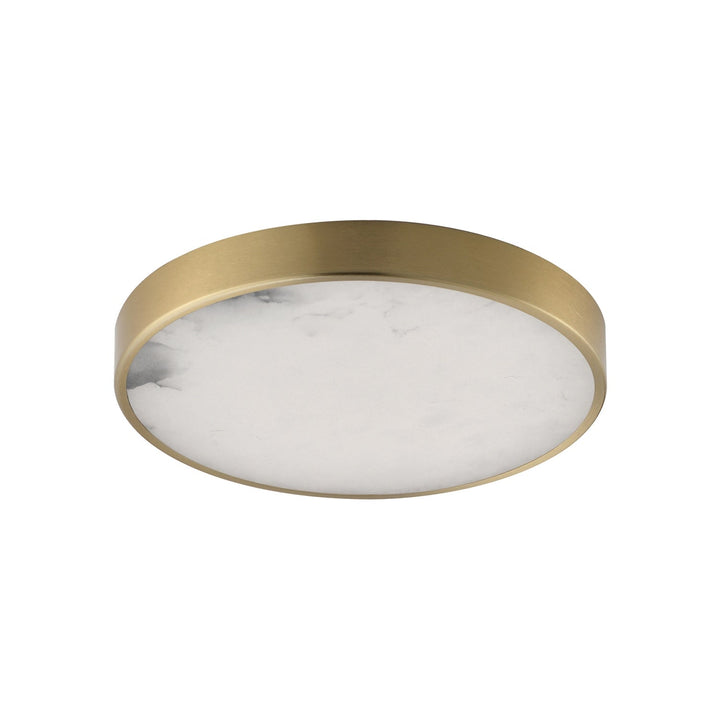 Maxim - 18214WANAB - LED Flush Mount - Slab - Natural Aged Brass
