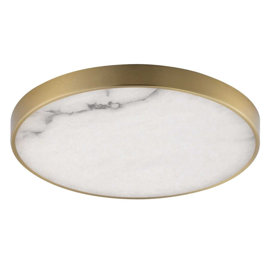 Maxim - 18216WANAB - LED Flush Mount - Slab - Natural Aged Brass