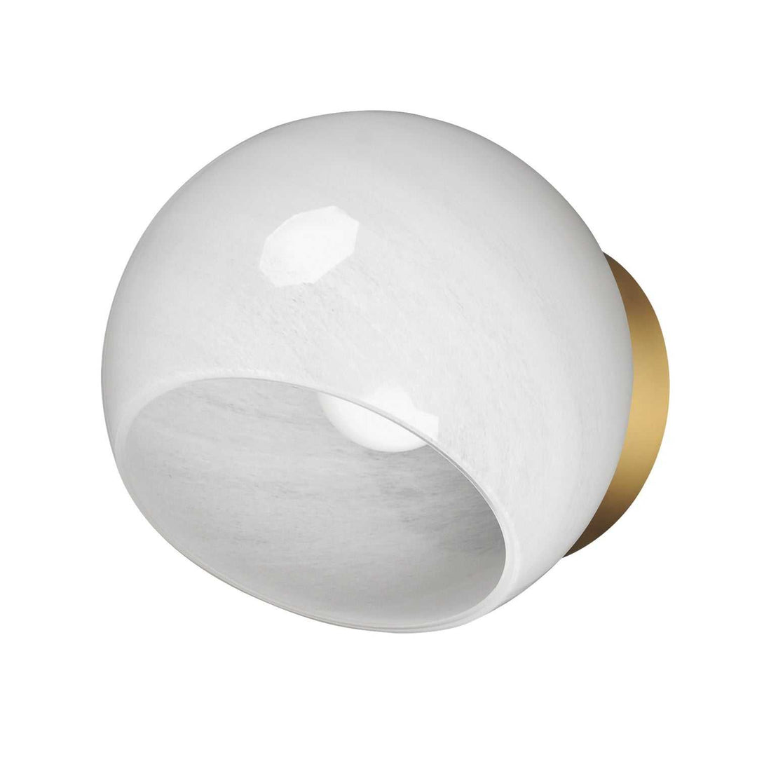 Neve One Light Wall Sconce in Natural Aged Brass Maxim