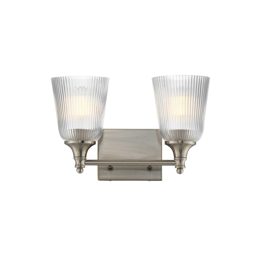 Julip Two Light Bath Vanity in Satin Nickel Maxim