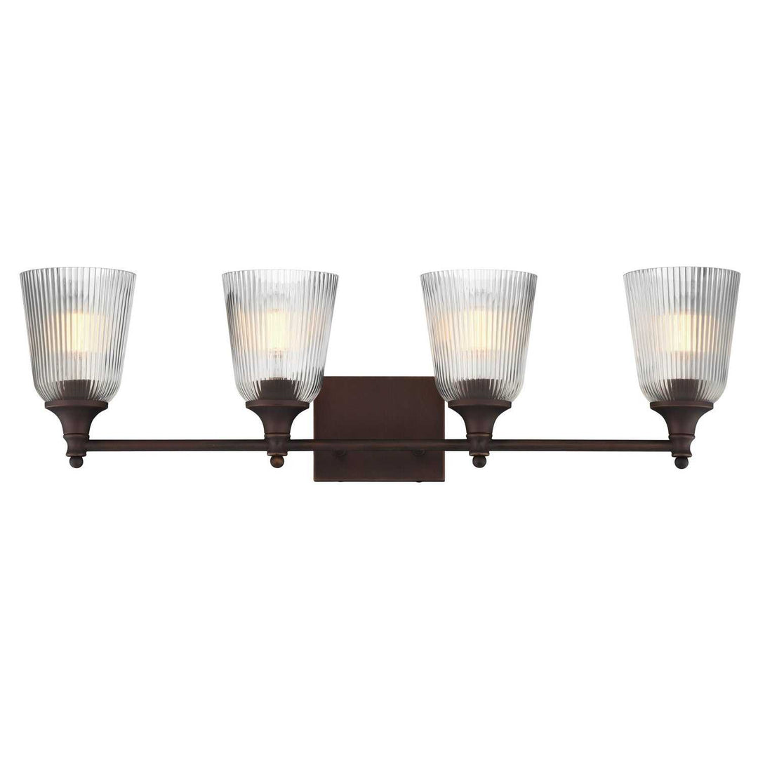 Julip Four Light Bath Vanity in Dark Bronze Maxim