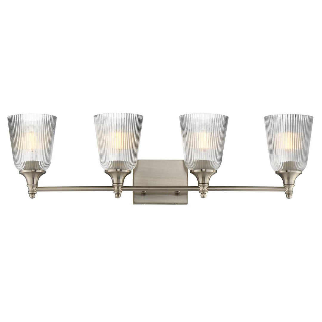 Julip Four Light Bath Vanity in Satin Nickel Maxim