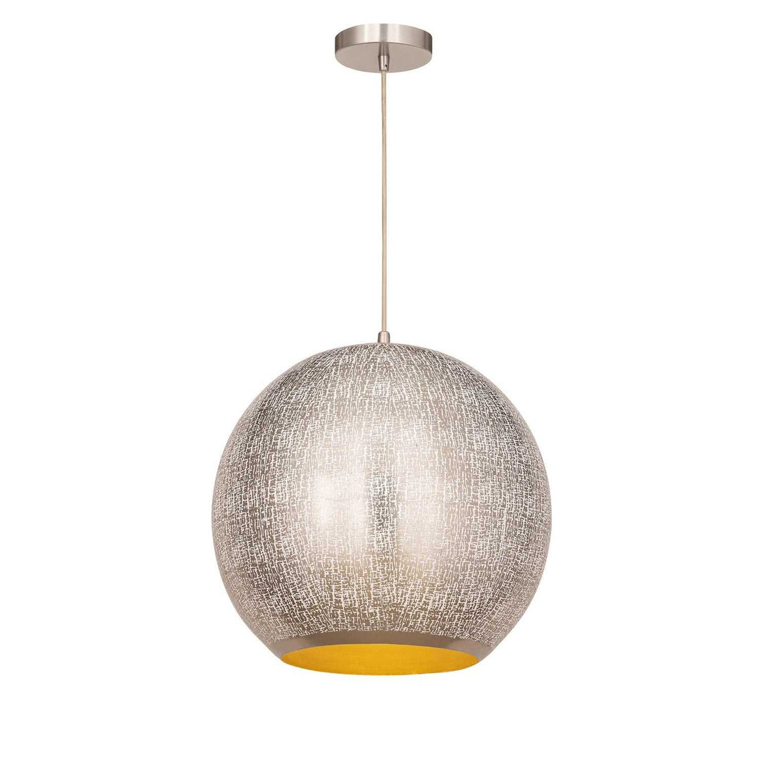 Aurelia One Light Pendant in Arctic White Maxim