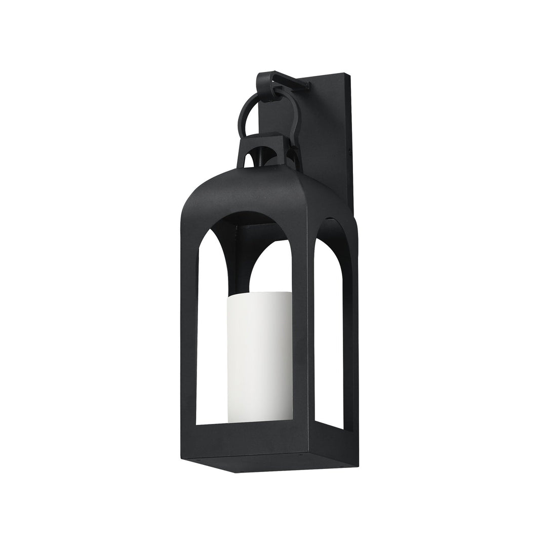 Marrakech One Light Wall Sconce in Black Maxim