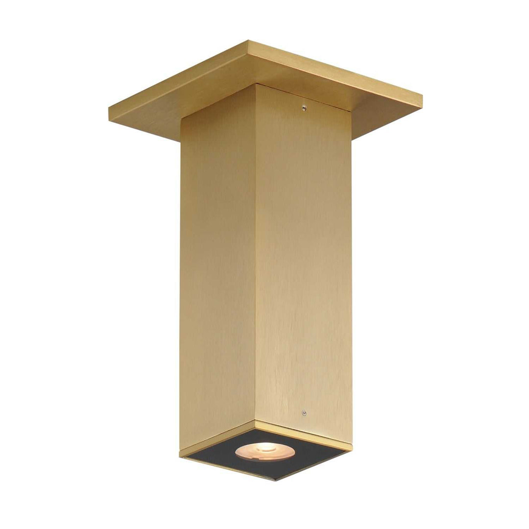 Culvert LED Flush Mount in Natural Aged Brass Maxim