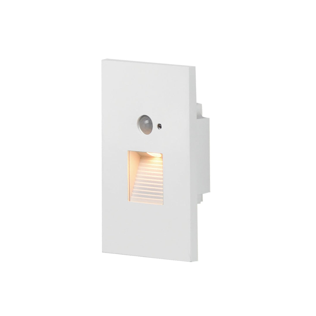 Path LED Path Step Light with Motion Sensor in White Maxim