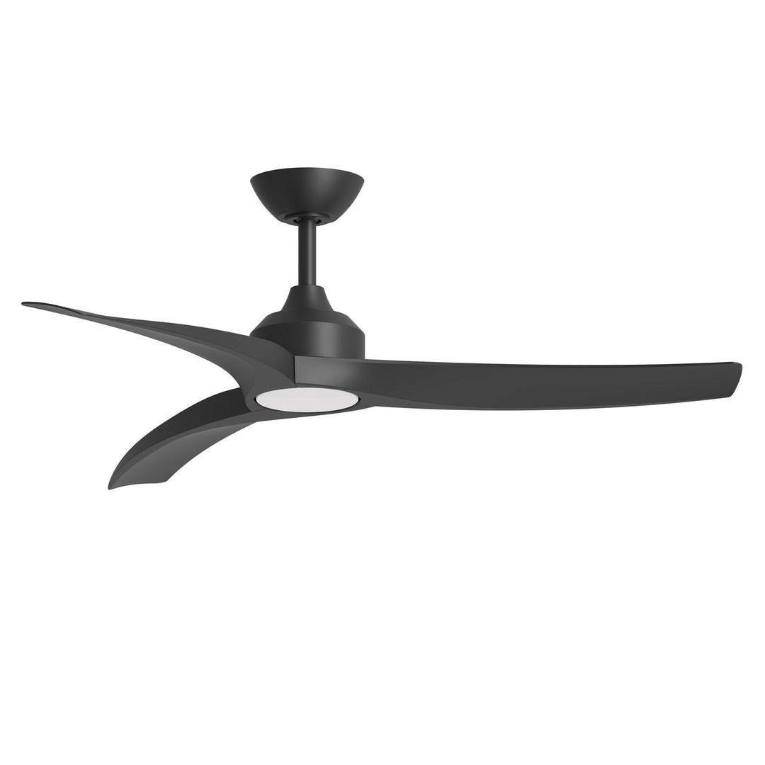 Drifter 52" Ceiling Fan in Black Maxim