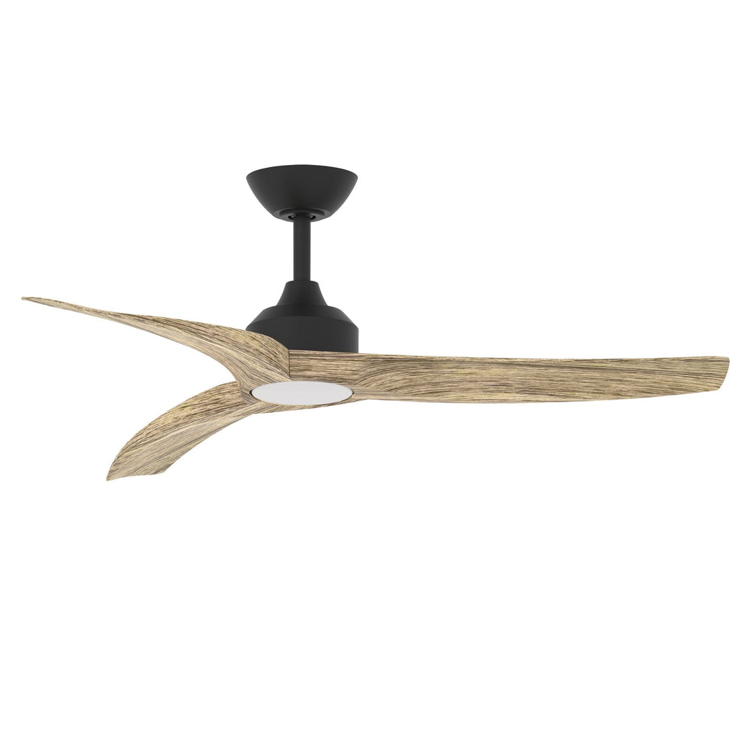 Drifter 52" Ceiling Fan in Black / Driftwood Maxim