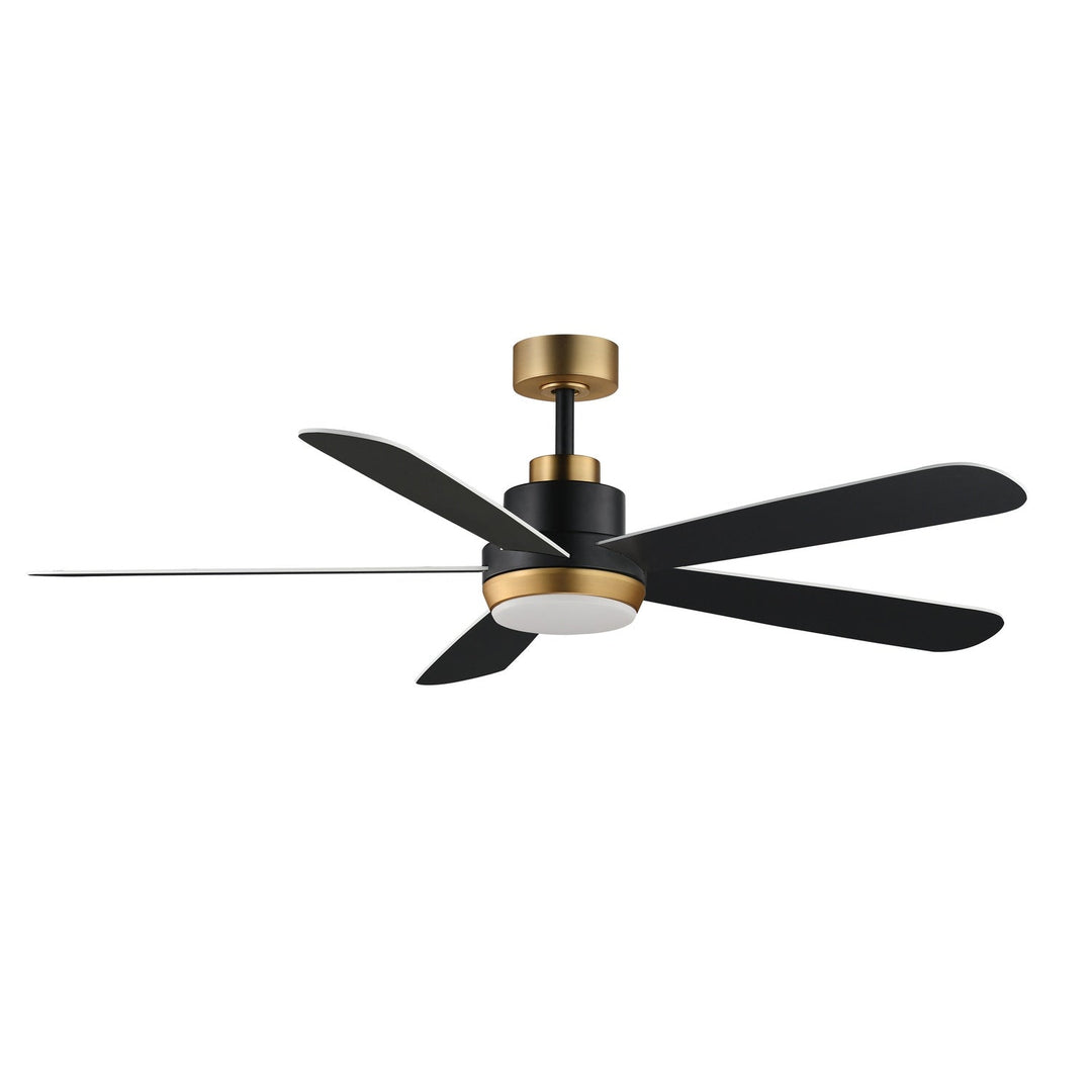 Daisies 60" Ceiling Fan in Black / Gold Maxim