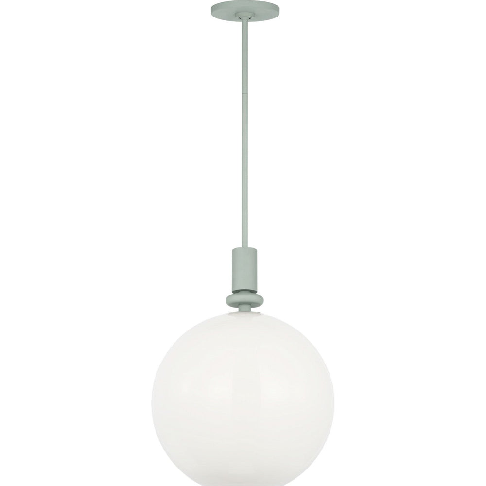 Malcolm One Light Pendant in Thistle Green Visual Comfort Studio Canada