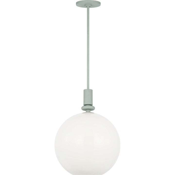 Malcolm One Light Pendant in Thistle Green Visual Comfort Studio Canada