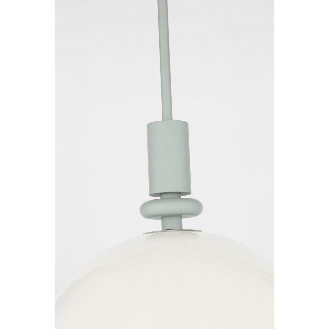 Malcolm One Light Pendant in Thistle Green Visual Comfort Studio Canada