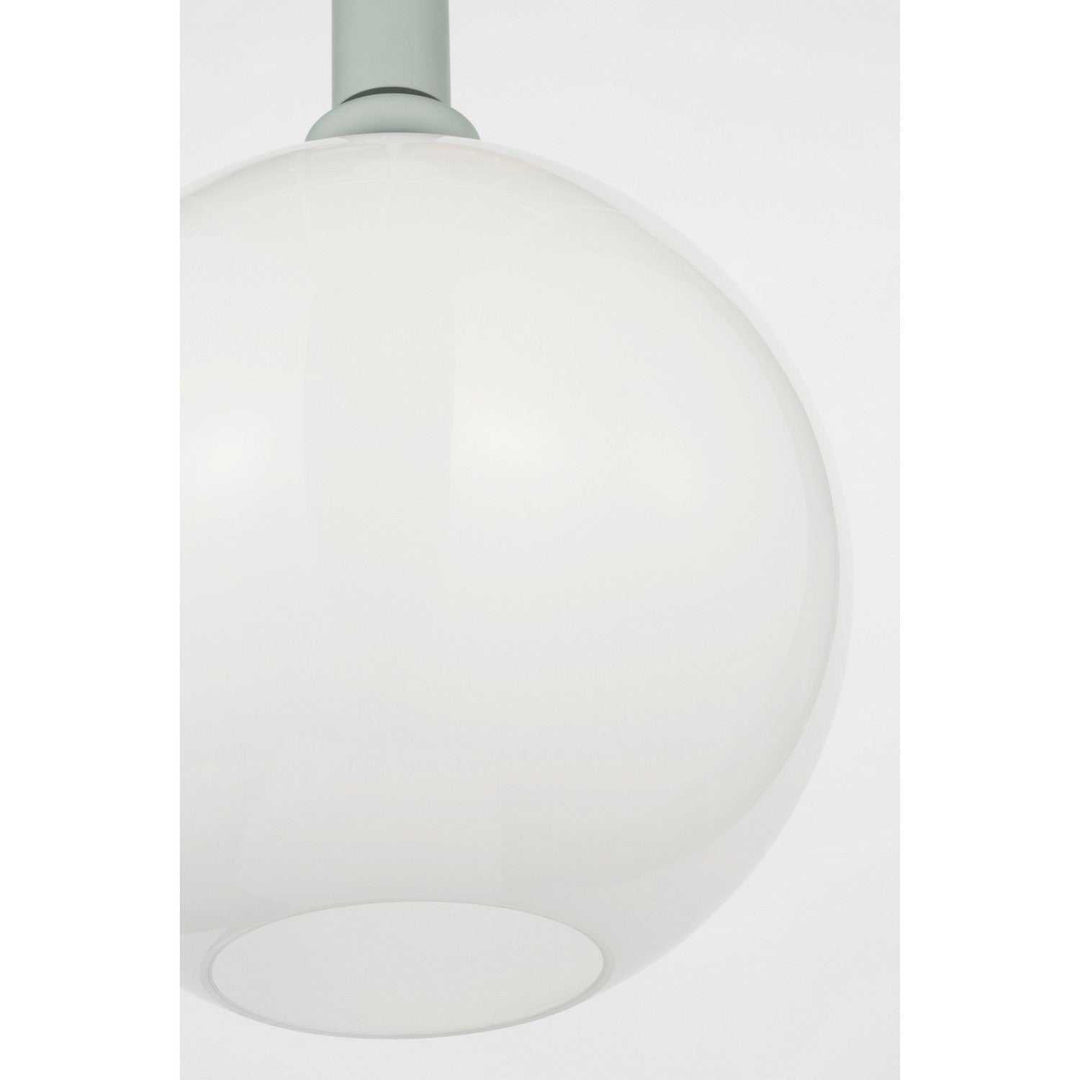 Malcolm One Light Pendant in Thistle Green Visual Comfort Studio Canada
