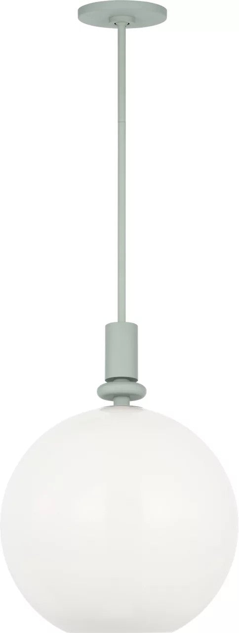 Malcolm One Light Pendant in Thistle Green Visual Comfort Studio Canada