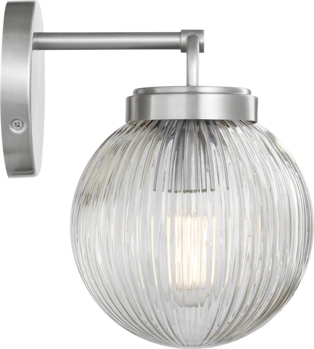 Preston One Light Vanity in Brushed Nickel Visual Comfort Studio Canada