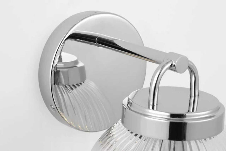 Preston One Light Vanity in Chrome Visual Comfort Studio Canada
