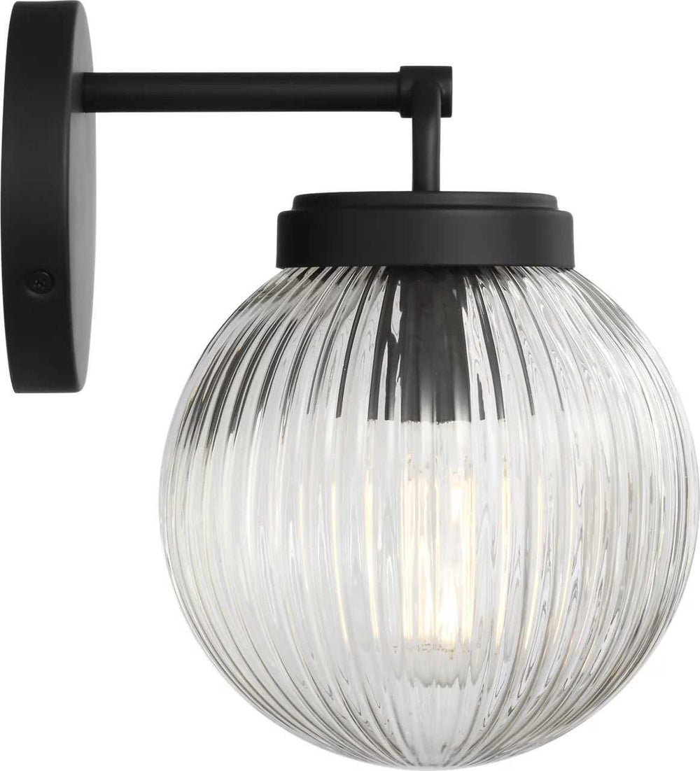 Preston One Light Vanity in Midnight Black Visual Comfort Studio Canada
