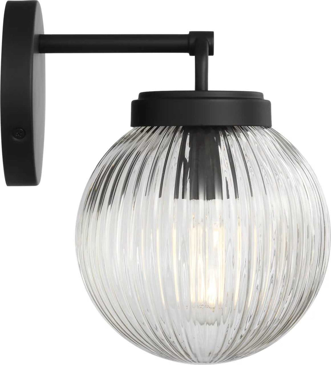 Preston One Light Vanity in Midnight Black Visual Comfort Studio Canada