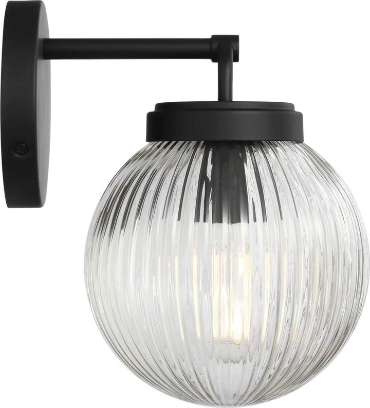 Preston One Light Vanity in Midnight Black Visual Comfort Studio Canada