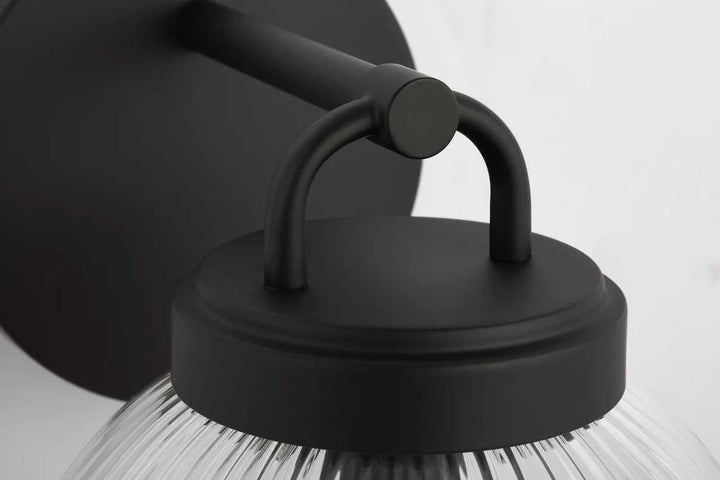 Preston One Light Vanity in Midnight Black Visual Comfort Studio Canada