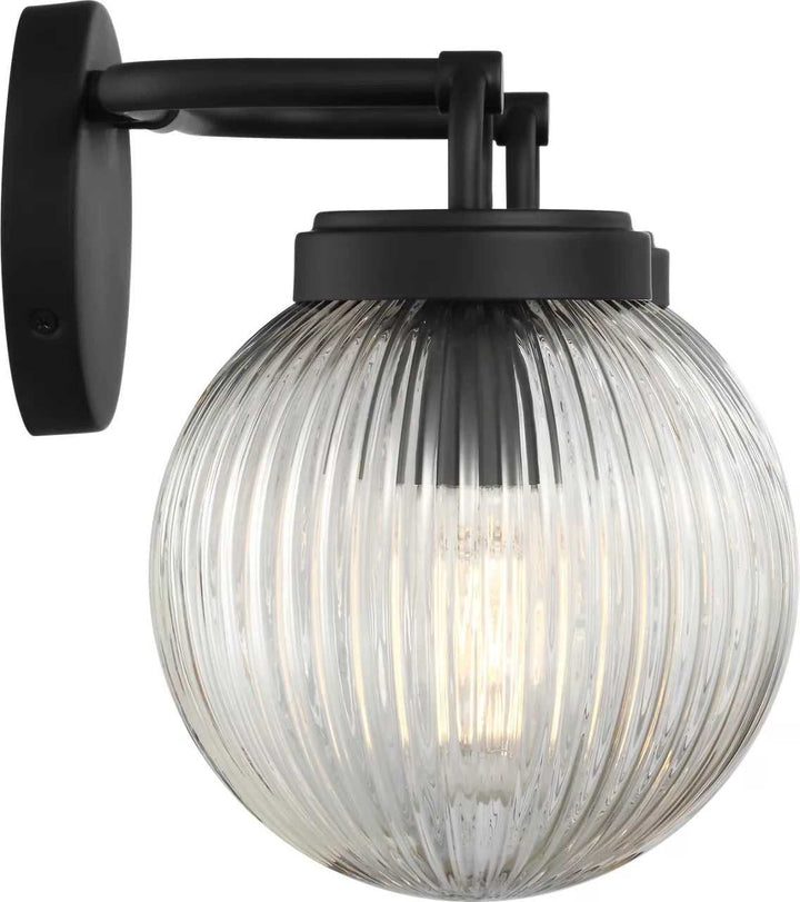 Preston Two Light Vanity in Midnight Black Visual Comfort Studio Canada