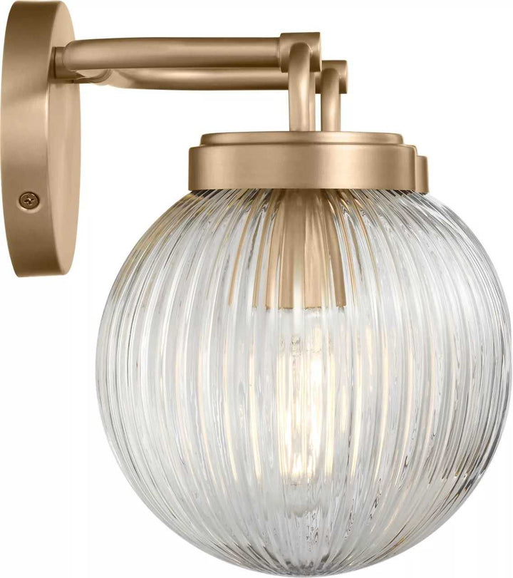 Preston Two Light Vanity in Satin Brass Visual Comfort Studio Canada