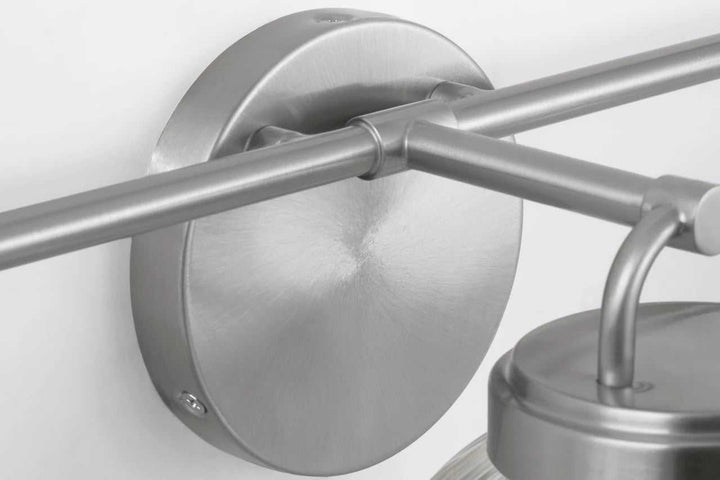 Preston Three Light Vanity in Brushed Nickel Visual Comfort Studio Canada