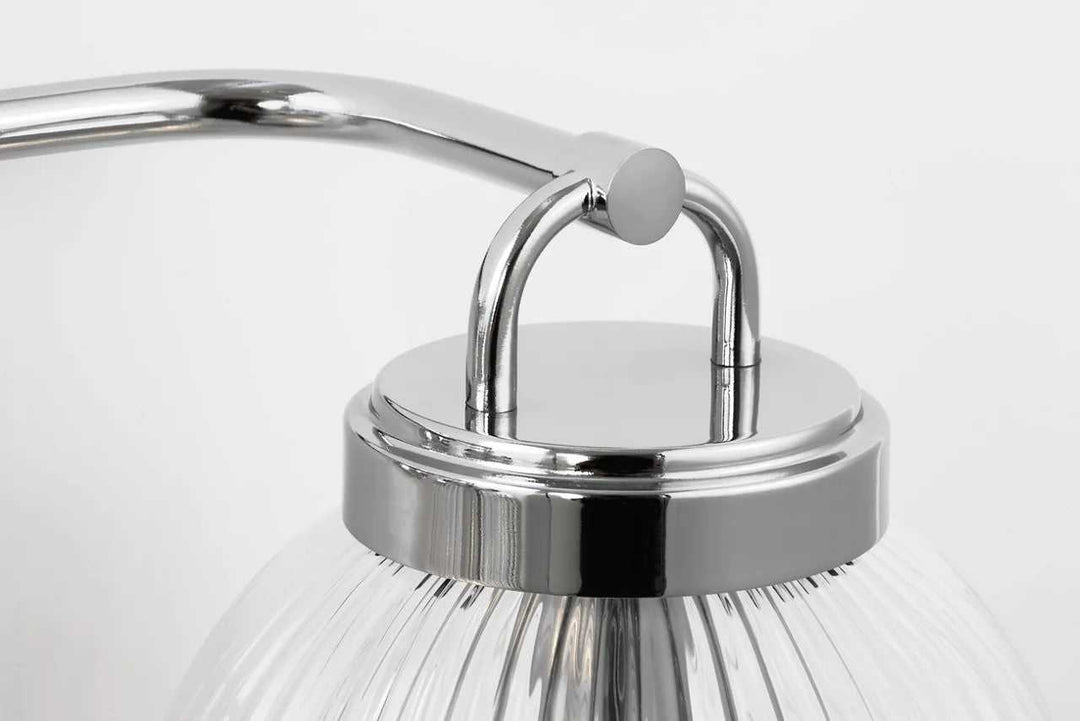 Preston Three Light Vanity in Chrome Visual Comfort Studio Canada