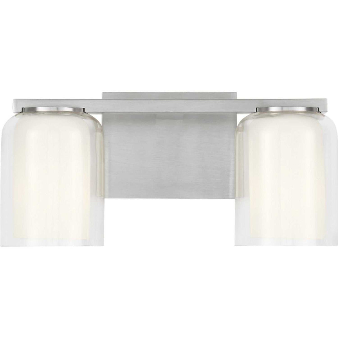 Holden Two Light Vanity in Brushed Nickel Visual Comfort Studio Canada