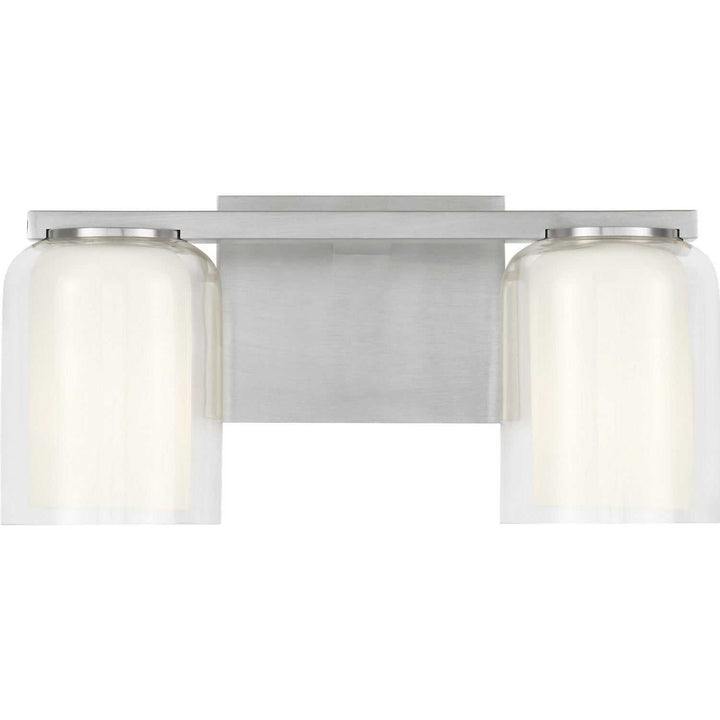 Holden Two Light Vanity in Brushed Nickel Visual Comfort Studio Canada