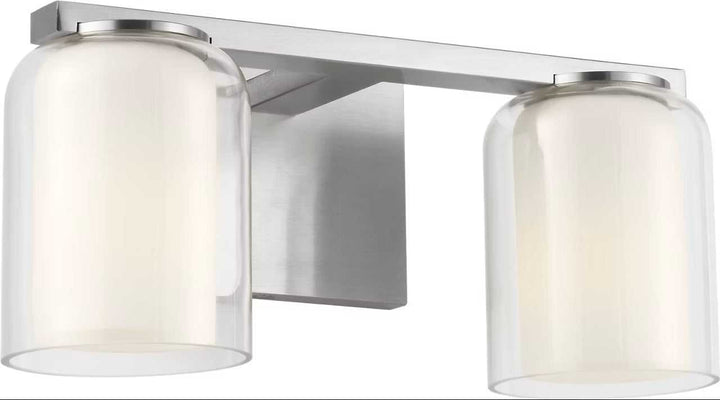 Holden Two Light Vanity in Brushed Nickel Visual Comfort Studio Canada