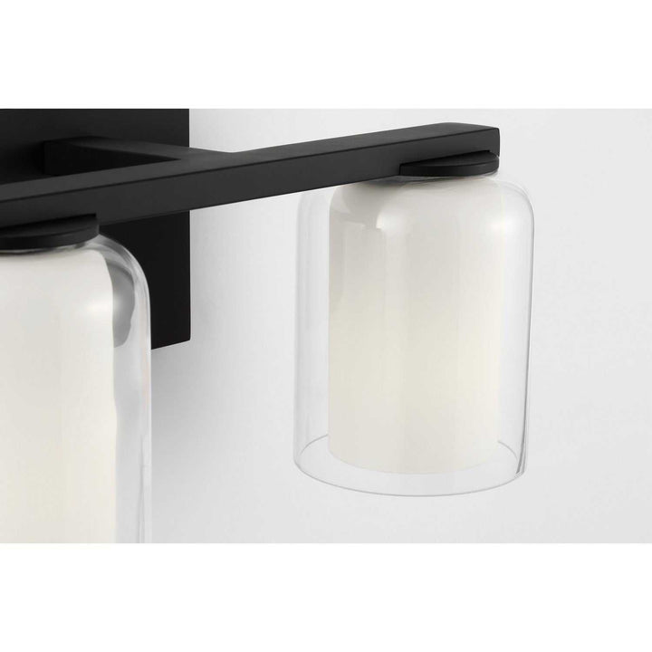 Holden Two Light Vanity in Midnight Black Visual Comfort Studio Canada