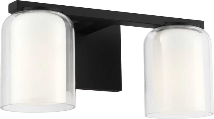 Holden Two Light Vanity in Midnight Black Visual Comfort Studio Canada