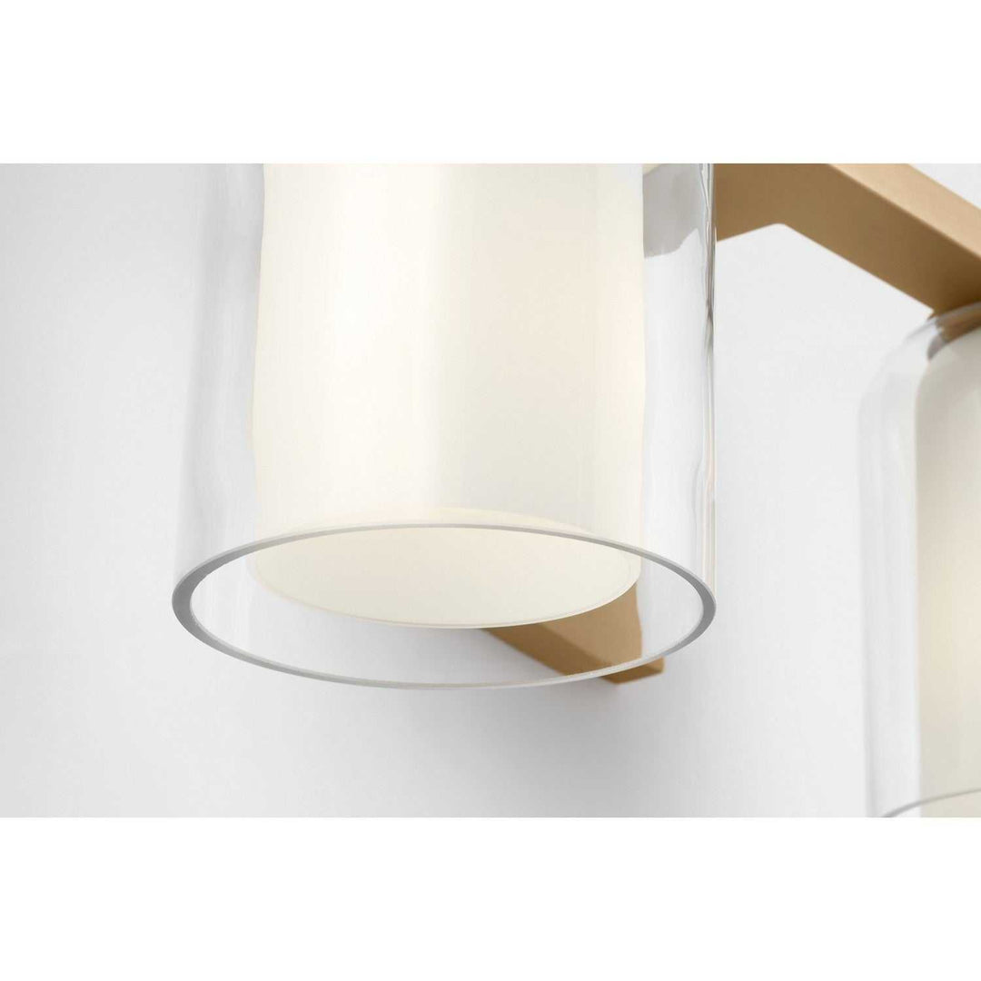 Holden Two Light Vanity in Satin Brass Visual Comfort Studio Canada