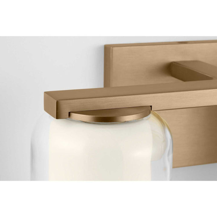 Holden Two Light Vanity in Satin Brass Visual Comfort Studio Canada