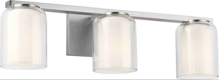 Holden Three Light Vanity in Brushed Nickel Visual Comfort Studio Canada
