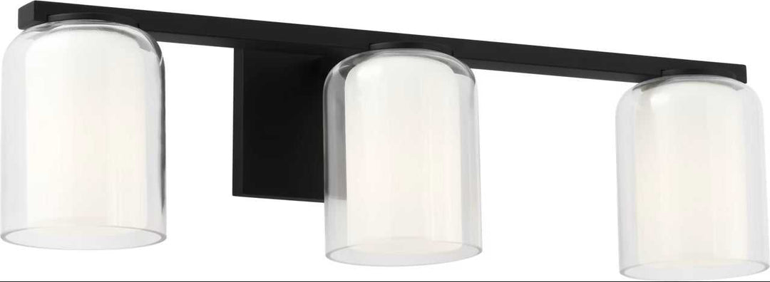 Holden Three Light Vanity in Midnight Black Visual Comfort Studio Canada