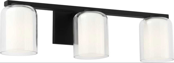 Holden Three Light Vanity in Midnight Black Visual Comfort Studio Canada